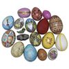 Image 1 : Ray Bradbury Owned Collection of 16 Decorative Eggs -- 3 Real Painted Eggshells, Others Are Stone, C