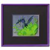 Image 1 : Original Disney Cel From ''Sleeping Beauty'' -- Two-Cel Set-Up Depicts the Evil Maleficent in Dragon
