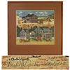 Image 1 : Charles Wysocki Chromolithograph -- Pencil Signed and Numbered -- 21.5'' x 22.5'' -- Fine