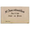 Image 1 : Princess Mary Adelaide of Cambridge & Prince Francis Duke of Teck 1866 Wedding Ceremony Ticket