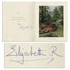 Image 1 : Queen Mother Elizabeth Christmas Card Signed From 1961