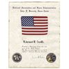 Image 1 : United States Flag Flown to the Moon on Apollo 17 -- Rare