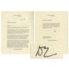 Image 1 : Eisenhower Letter Signed as President Regarding FDR, His Democratic Predecessor: ''...one President 