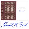 Image 1 : Gerald Ford's Memoir ''A Time To Heal'' Signed