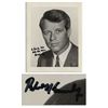 Image 1 : Excellent Robert Kennedy 8'' x 10'' Portrait Photo Signed
