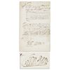 Image 1 : William Penn Document Signed -- Regarding a Financial Agreement Circa 1707