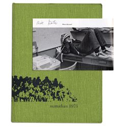 Bill Gates Senior Year 1973 Yearbook -- in Photo Captioned ''Who Is This Man?''