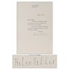 Image 1 : Helen Keller Typed Letter Signed from 1940 -- ''...It has made me very happy to receive your contrib