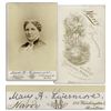 Image 1 : Suffragette Mary A. Livermore Cabinet Card Signed