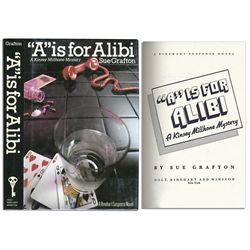 First Edition, First Printing of '''A' is for Alibi'' -- The First Tome in Sue Grafton's Wildly Popu