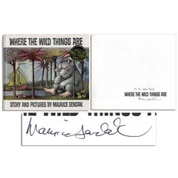 Signed Copy of Maurice Sendak's ''Where the Wild Things Are''