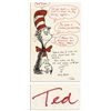 Image 1 : Dr. Seuss Autograph Letter Signed on ''Cat in the Hat'' Stationery -- Seuss Writes in Clever ''Thoug