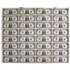 Image 1 : Sheet of 32 Uncut $1 Federal Reserve Notes -- Series 2003-A, Chicago -- Near Fine