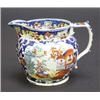 Image 1 : Early 19th century Lockett and Hulme Staffordshire jug, transfer printed in blue and filled in co...