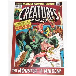 1972 CREATURES ON THE LOOSE #20 COMIC BOOK