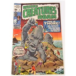 1970 CREATURES ON THE LOOSE #3 COMIC BOOK