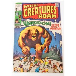 1971 CREATURES ON THE LOOSE #4 COMIC BOOK