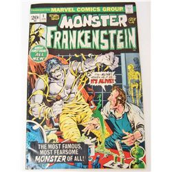 1973 THE MONSTER OF FRANKENSTEIN #1 COMIC BOOK