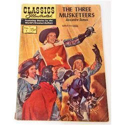 VINTAGE THE THREE MUSKETEERS #1 COMIC BOOK