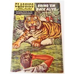 1953 BRING 'EM BACK ALIVE #104 COMIC BOOK
