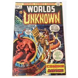 1973 WORLDS UNKNOWN #1 COMIC BOOK