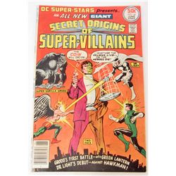 1977 DC SUPER STARS SECRET ORIGINS OF SUPER VILLAINS #14 COMIC BOOK
