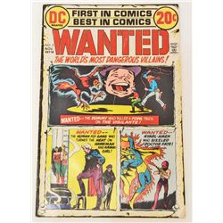 1972 WANTED THE WORLDS MOST DANGEROUS VILLIANS #3 COMIC BOOK