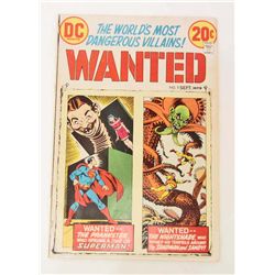 1973 WANTED THE WORLDS MOST DANGEROUS VILLIANS #9 COMIC BOOK