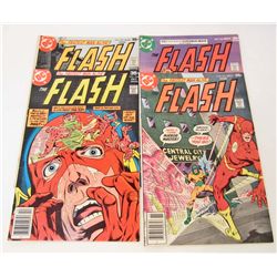 LOT OF 4 VINTAGE FLASH COMICS
