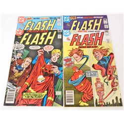 LOT OF 4 VINTAGE FLASH COMICS
