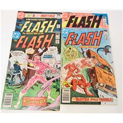 LOT OF 4 VINTAGE FLASH COMICS
