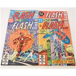 LOT OF 4 VINTAGE FLASH COMICS