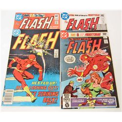 LOT OF 4 VINTAGE FLASH COMICS