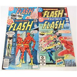 LOT OF 4 VINTAGE FLASH COMICS