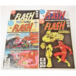 LOT OF 4 VINTAGE FLASH COMICS