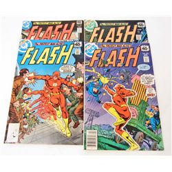 LOT OF 4 VINTAGE FLASH COMICS