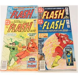 LOT OF 4 VINTAGE FLASH COMICS