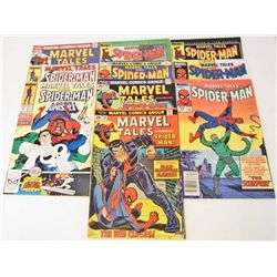 LOT OF 10 VINTAGE MARVEL TAILS SPIDER MAN COMICS