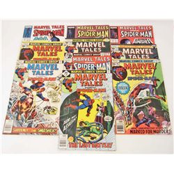 LOT OF 10 VINTAGE MARVEL TAILS SPIDER MAN COMICS