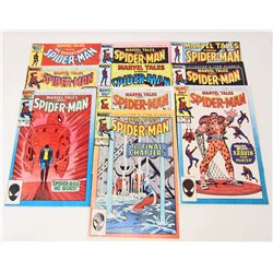 LOT OF 10 VINTAGE MARVEL TAILS SPIDER MAN COMICS
