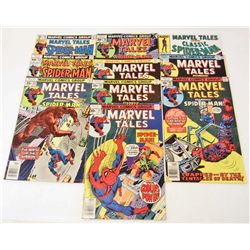 LOT OF 10 VINTAGE MARVEL TAILS SPIDER MAN COMICS