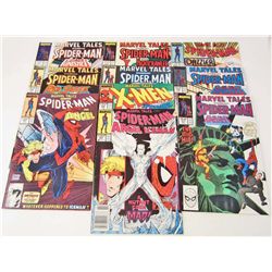 LOT OF 10 VINTAGE MARVEL TAILS SPIDER MAN COMICS