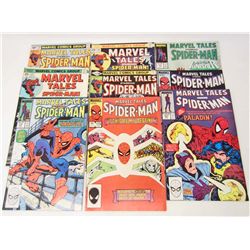 LOT OF 10 VINTAGE MARVEL TAILS SPIDER MAN COMICS