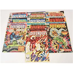 LOT OF 10 VINTAGE THE DEFENDERS COMICS