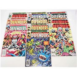 LOT OF 10 VINTAGE THE DEFENDERS COMICS
