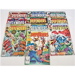 LOT OF 10 VINTAGE THE DEFENDERS COMICS