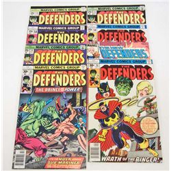 LOT OF 8 VINTAGE THE DEFENDERS COMICS