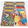 Image 2 : LOT OF 8 VINTAGE THE DEFENDERS COMICS