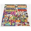 Image 3 : LOT OF 8 VINTAGE THE DEFENDERS COMICS