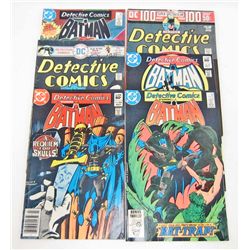 LOT OF 6 VINTAGE BATMAN COMICS